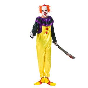Halloween Carnaval Party Clown Back Soul Costumes Costume de clown d'horreur classique pour hommes - Product Image 2