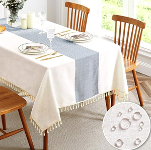 Voorbedrukt tafelkleed bloemen om te borduren 90x90cm Rico design 68299.54.21 | C.R. Couture