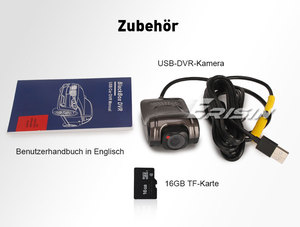 EU kho erisin es650k xe USB DVR Vòng ghi âm 1080P HD USB Dash Cam với trình điều khiển hỗ trợ hỗ trợ <span class=keywords><strong>Android</strong></span> 8.0 trở lên - Product Image 6