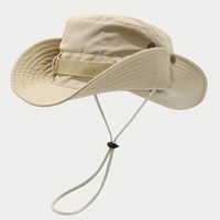 Nouvel arrivage : Chapeau de soleil respirant à large bord avec cordon de serrage pour bébé garçon et fille, idéal pour l'été, la protection solaire, les activités de plein air, le surf et les activités alpines.