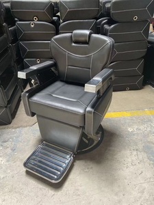 Sillas de Barbería <span class=keywords><strong>y</strong></span> Afeitado Personalizables para Hombres, Muebles de Cuero para Salones de Belleza, Equipamiento para Barberías - Product Image 2