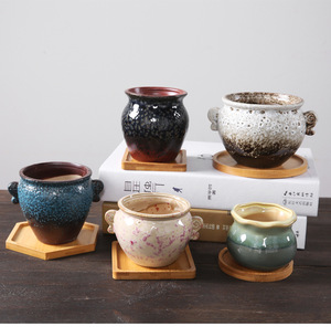 Vente chaude, sous-verres en bambou classiques écologiques, sous-verres pour plantes, plateaux de drainage pour pots de fleurs, pour succulentes et <span class=keywords><strong>cactus</strong></span> - Product Image 3