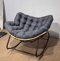 Canapé de loisirs de style design moderne et luxueux pour villa et appartement, meubles en rotin de haute qualité, meubles en métal pour la maison, salon