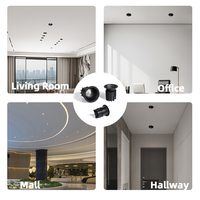 Mini 7W 12W 18W monté en surface Led Downlight moulage sous pression en aluminium Spot Led Plafond Downlights