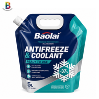 Sac d'emballage antigel recyclable 5L, norme européenne, résistant aux produits chimiques, poche à bec verseur pour liquide de refroidissement, fabricant