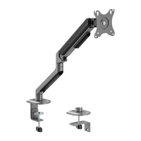 Support d'écran pour moniteur à ressort à gaz LDT109-C012 17-32 pouces 9 kg, économique, bras simple pour ordinateur, support de montage avec gestion des câbles