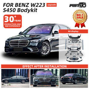 Feituo อุปกรณ์แต่งรถกันชนรถยนต์สำหรับ<span class=keywords><strong>2021</strong></span> + S-Class, W223อัพเกรดเป็น W223 S63สไตล์ <span class=keywords><strong>AMG</strong></span> - Product Image 2