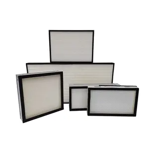 aluminium frame deep pleat hepa box air filter