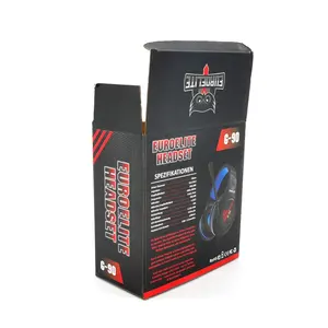 Venta caliente Auriculares deportivos inalámbricos caja de auriculares diseño personalizado productos electrónicos caja de envío corrugado