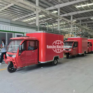 Quiosco de Café Comercial, Remolque de Comida Móvil, Comida Rápida, Helados, Hot Dogs, Acero Inoxidable Resistente a la Oxidación - Product Image 1