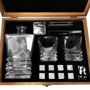 Carafe à whisky de luxe 1000 ml et verres à vin 10 oz, style ancien, vente chaude 2024 - Product Image 3