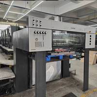 Machine d'impression offset automatique SM102 de 1998, imprimante à plat quadricolore pour étiquettes, factures et papier