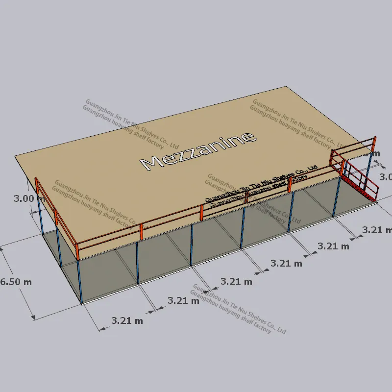 Mezzanine rak lantai untuk ruang menghemat ruang Mezzanine Deck