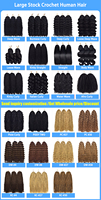 Extensions de cheveux humains bouclés birmanes 12A, sans nœuds, pré-séparées, noires naturelles, légères et réutilisables pour crochet