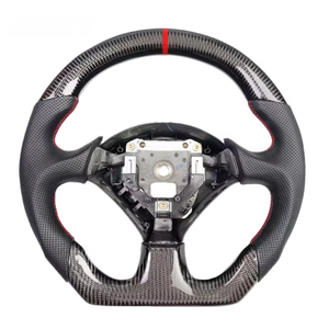 Volante in Fibra di Carbonio Forgiata per <span class=keywords><strong>Honda</strong></span> <span class=keywords><strong>S2000</strong></span> Fit City GE6 GR8 GK5 8.5 Civic Accessori 2008 2009 2010 2011 2012 2013 - Product Image 2