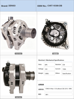 Alternateur de voiture FOR D B Max 1.0 EcoBoost CB2 2012 0998ccm SFJA SFJB M1JA M1JE 5M CV6T10300DB