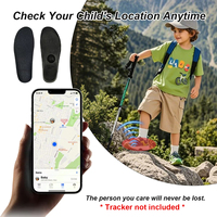 Vente à bas prix de semelles intérieures pour enfants avec localisateur AirTag, semelles intérieures confortables et respirantes avec soutien de la voûte plantaire fonctionnel pour enfants
