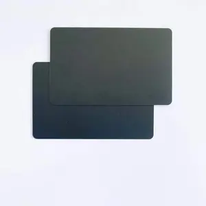 고품질 블랙 PVC 플라스틱 무광택 빈 인쇄용 카드