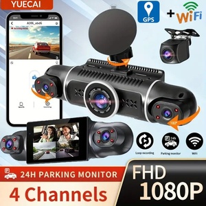Nueva Cámara para Auto W2 de 4 Canales 1080P con WiFi, GPS y Pantalla de 3 Pulgadas, DVR Delantera, Trasera e Interior para Vehículo - Product Image 4