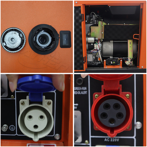 เครื่องกำเนิดไฟฟ้า KATHER 50/60Hz แบบเงียบพิเศษ เครื่องยนต์ 4 จังหวะ 10-20KVA เครื่องกำเนิดไฟฟ้าแบบพกพา รุ่น MCD66000SI CE/ISO9001 MCD6600 - Product Image 6