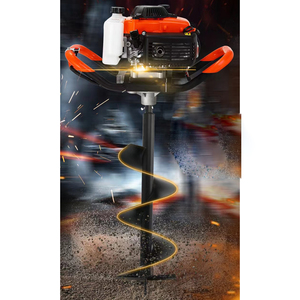 Chất lượng công cụ làm vườn 62cc một người đàn ông hoạt động xăng mặt đất khoan khoan máy - Product Image 4