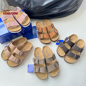 Sandalias <span class=keywords><strong>Birkenstock</strong></span> Unisex de Gran Tamaño, de Doble Hebilla, con Suela Suave y Punta Abierta para <span class=keywords><strong>Hombre</strong></span> y Mujer, Cómodas para Exteriores - Product Image 2