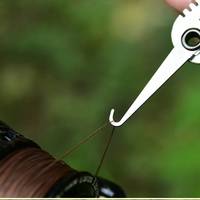 Coupe-ligne de pêche à la mouche en acier inoxydable, pince à tresser PE, aiguiseur d'hameçons, ciseaux de pêche, pince, couteau et outil