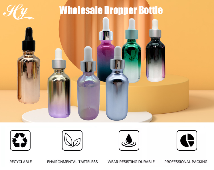Glass Essential Fragrance Oil Aromatherapy Dropper Bottles 120ml 240ml
