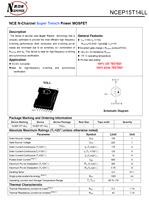 NCE Power NCEP15T14LL MOSFET TOLL 380W 150V 170A 100% Original y con Código de Lote Rastreable