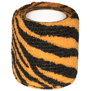 Venda elástica texturizada con diseño animal, 5x4.5cm, autoadherente, mezcla de algodón, cinta deportiva para aventuras al aire libre, boxeo, lesiones, primeros auxilios - Product Image 2