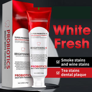 Dentifrice aux Probiotiques Sp-6 140g Approvisionnement en Gros Amélioration de la Mauvaise Haleine pour Dents Jaunes Blanchiment des Dents en Profondeur - Product Image 4