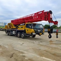 Çok İyi Durumda 2021 Model Kullanılmış SANY STC500E 50 Tonluk Kamyon Vinci Motor Şanzıman Motor Pompası Raporlar Video İncelemesi için