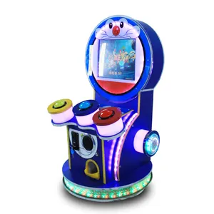 Çocuklar aile eğlence müzik oyun makineleri bilet itfa küçük davulcu oyun makinesi