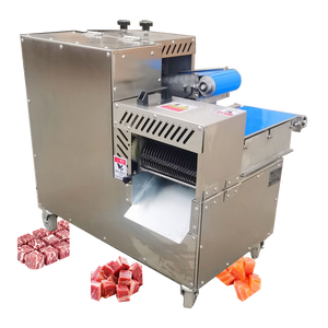 Máquina para cortar carne fresca pequeña de acero inoxidable, máquina para cortar en cubitos de carne de cordero, pollo y salmón, máquina para pinchos de dados de carne - Product Image 2