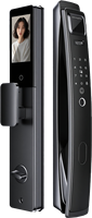 Kunci Pintar V27 Harga Terjangkau Kualitas Tinggi Tuya Wifi Pengenal Wajah 3D Palm Vein Active 6068 Mortise untuk Rumah Pintar