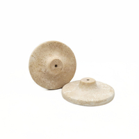Poignée Ronde Moderne en Travertin Beige NANWEI, Bouton de Tiroir Circulaire pour Armoire, Commode, Meubles de Cuisine