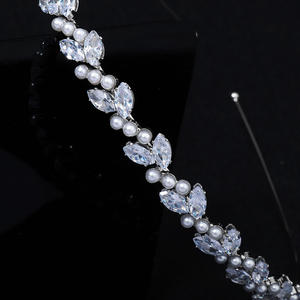 ปาร์ตี้ Sparkle Hairband Zircon แฟชั่นสาว Headpieces <span class=keywords><strong>YiWu</strong></span> ผมอุปกรณ์เสริมขายส่งตาข่ายเจ้าสาว Headwear ผม Band - Product Image 5