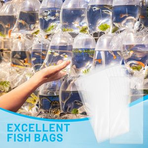 Sac à soufflets latéraux en PE thermoscellable, recyclable, personnalisable, imprimé offset, pour le transport de poissons vivants, usage industriel et expédition d'aquariums - Product Image 5