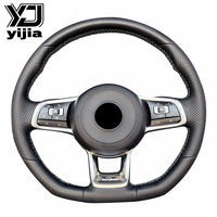 Volant de direction pour Volkswagen Golf 2016-2017 MK6/MK7, style GTI, installation non destructive, transfrontalier