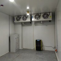 Chambre froide modulaire automatique insonorisée avec panneaux sandwich PU Copeland Emerson, télécommandée, pour viande, fruits et légumes