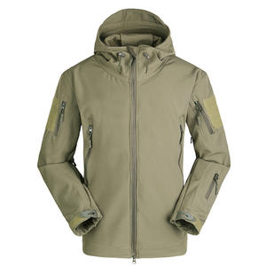 Ropa de otoño para hombre, chaqueta polar de camuflaje, ropa táctica, rompevientos de camuflaje para hombre - Product Image 2