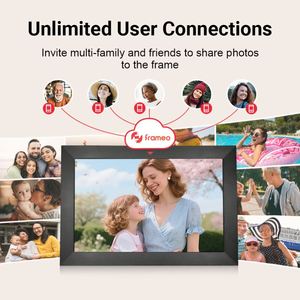 Cadre photo numérique <span class=keywords><strong>à</strong></span> écran tactile de 10,1 pouces, 32 Go, partage de photos, vidéos et <span class=keywords><strong>meilleurs</strong></span> vœux via l'application Frameo, cadre photo numérique intelligent WIFI - Product Image 6