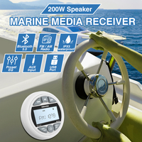 Autoradio marin JMC 3 pouces, étanche, lecteur MP3 FM AM, caisson de basses 12V pour voiturette de golf