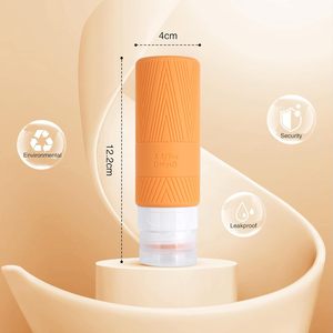 Custom Shape Silicone <strong>Travel</strong> Bottle Free Design Logo Printed BPA Free Leakproof <strong>Travel</strong> Tube Wholesale Cream <strong>Pot</strong> <strong>for</strong> Skin Care - Product Image 3
