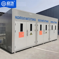 Salle de stockage des déchets dangereux Qigong et armoire de collecte des déchets médicaux avec structure en acier/alliage d'aluminium et conception respirante
