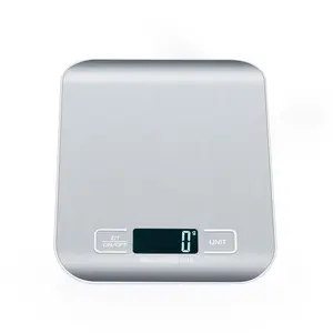 Balança elétrica nova para cozinha, grama digital recarregável eletrônica, 5 kg, 1g, 1g, para pesagem de alimentos, atacado