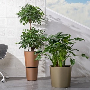 Maceta <span class=keywords><strong>de</strong></span> Autorriego para Interiores y Exteriores <span class=keywords><strong>de</strong></span> Estilo Moderno y Gran Tamaño <span class=keywords><strong>de</strong></span> la Serie Combinada <span class=keywords><strong>de</strong></span> Yizhitang, Directo <span class=keywords><strong>de</strong></span> Fábrica - Product Image 3