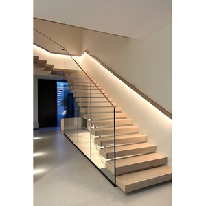 <span class=keywords><strong>Kit</strong></span> <span class=keywords><strong>Scala</strong></span> Sospesa Facile da Installare Fai-da-Te, con Travi in Metallo Durevoli e Gradini in Legno per Ville e Appartamenti - Product Image 5