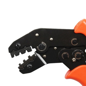 Sn-28b <b>Mini</b> European Style Terminal Crimping <b>Pliers</b> High Carbon Steel Front Entry Wire Size 16 Awg - Product Image 3