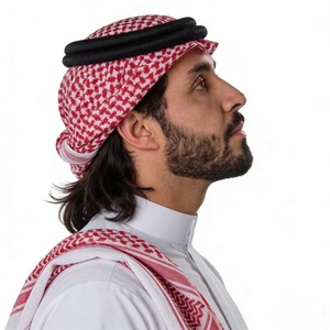 Boran Personalizzato 55 Pollici in Chiffon di Poliestere Stampato a Serigrafia Traspirante con Logo e Motivo Unisex Islamico Palestinese - Product Image 5